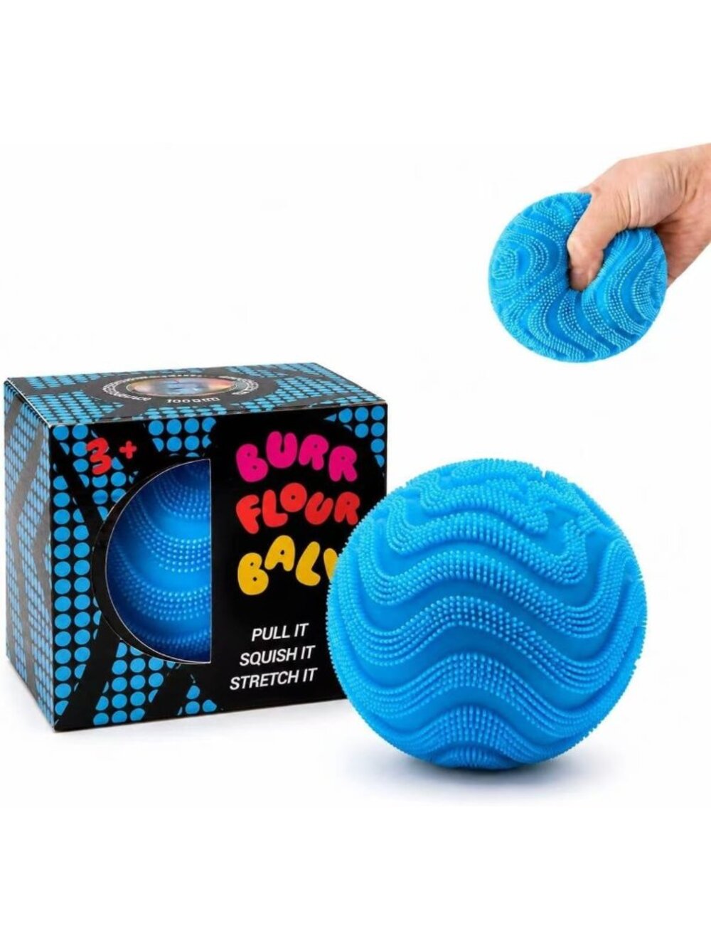 Soft Fuzzy Stress Ball | Squishy Fidget Toy for Anxiety Relief | Party Favor